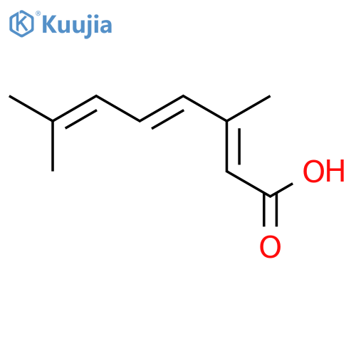 (2E,4E)-3,7-Dimethylocta-2,4,6-trienoic Acid structure