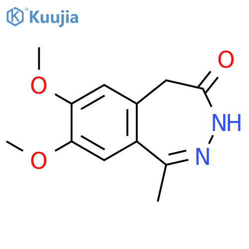 4H-2,3-BENZODIAZEPIN-4-ONE, 3,5-DIHYDRO-7,8-DIMETHOXY-1-METHYL- structure