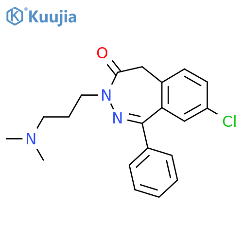 4H-2,3-Benzodiazepin-4-one, 3,5-dihydro-8-chloro-3-(3-(dimethylamino)propyl)-1-phenyl- structure
