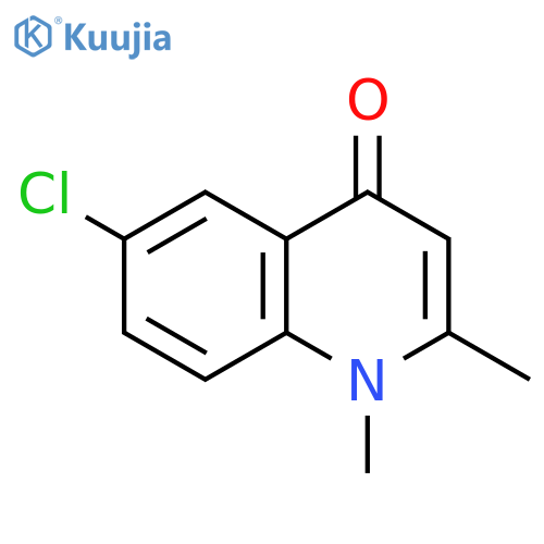 6-Chloro-1,2-dimethyl-1H-quinolin-4-one structure