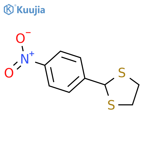 1,3-DITHIOLANE, 2-(p-NITROPHENYL)- structure