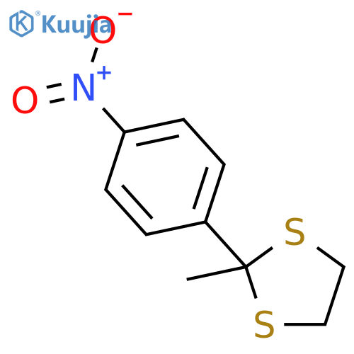 1,3-Dithiolane,2-methyl-2-(4-nitrophenyl)- structure