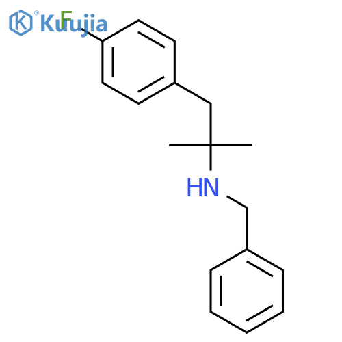 N-Benzyl-1-(4-fluorophenyl)-2-methyl-2-aminopropane structure