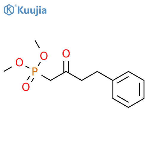 Dimethyl (2-oxo-4-phenylbutyl)phosphonate structure