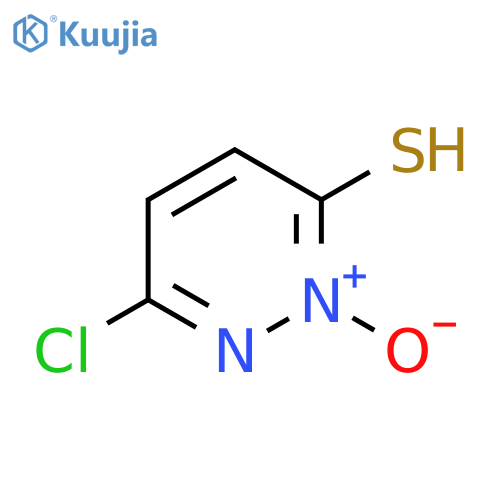 3-Pyridazinethiol, 6-chloro-, 2-oxide structure