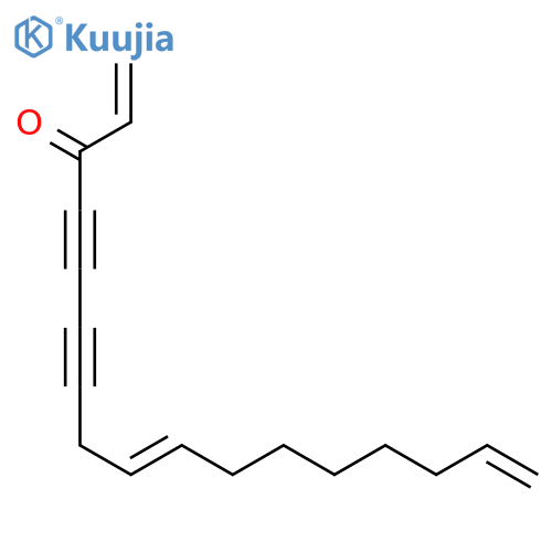 (9Z)-heptadeca-1,9,16-triene-4,6-diyn-3-one structure