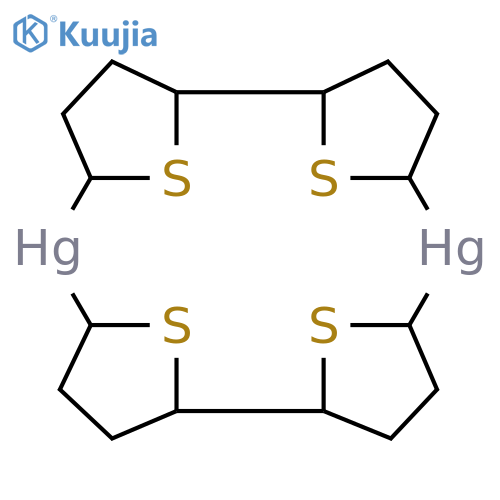 Mercury, bis[μ-(octahydro[2,2'-bithiophene]-5,5'-diyl)]di- (9CI) structure