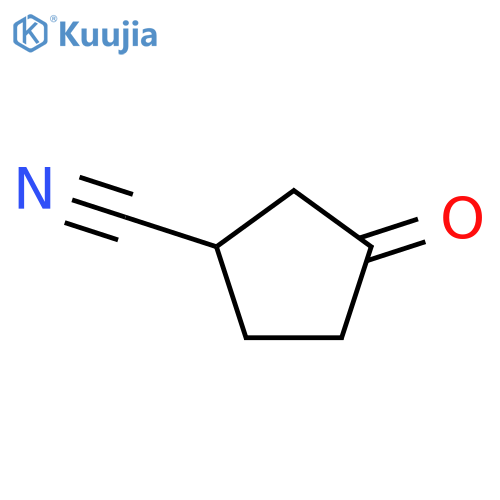 3-oxocyclopentane-1-carbonitrile structure
