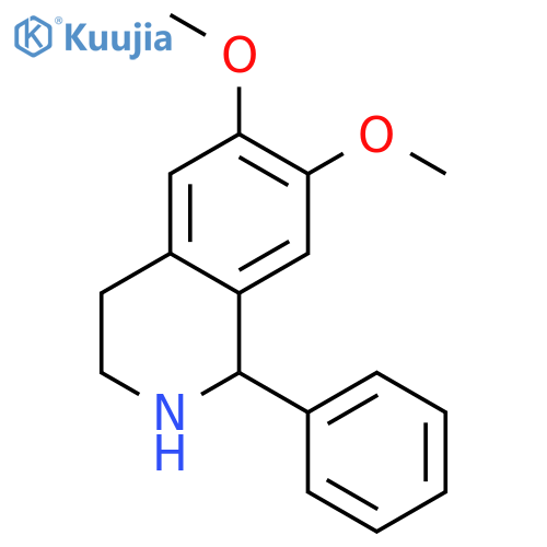 6,7-Dimethoxy-1-phenyl-1,2,3,4-tetrahydroisoquinoline structure