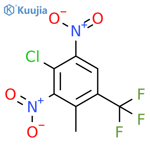 5-Chloro-2-(trifluoromethyl)-4,6-dinitrotoluene structure