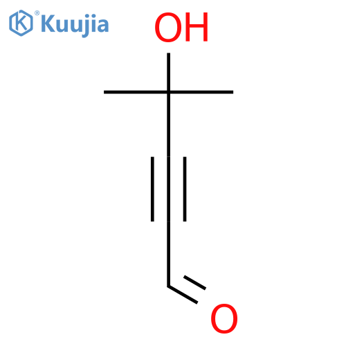 2-Pentynal, 4-hydroxy-4-methyl- structure