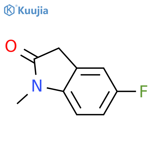 5-fluoro-1,3-dihydro-1-methyl-2H-Indol-2-one structure