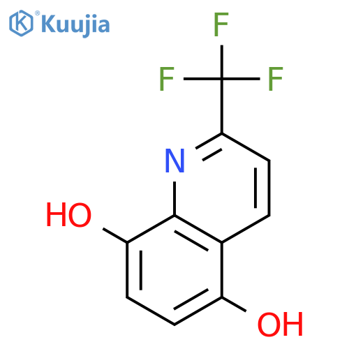 2-(Trifluoromethyl)quinoline-5,8-diol structure