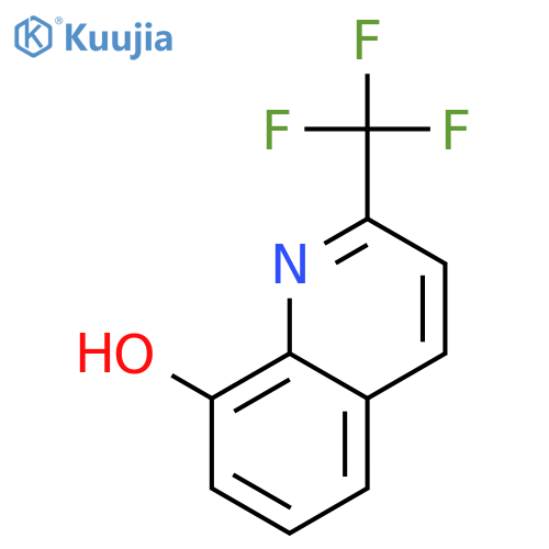 8-Quinolinol,2-(trifluoromethyl)- structure
