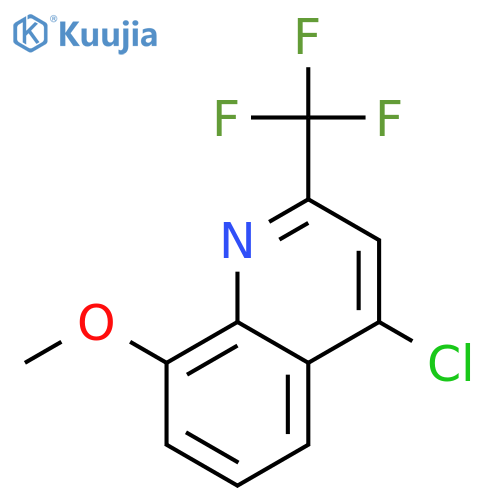 4-Chloro-8-methoxy-2-(trifluoromethyl)quinoline structure