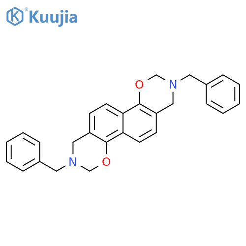 2,8-dibenzyl-1,3,7,9-tetrahydro-[1,3]benzoxazino[8,7-h][1,3]benzoxazine structure