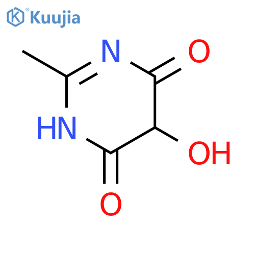 4,6(1H,5H)-Pyrimidinedione,5-hydroxy-2-methyl- structure