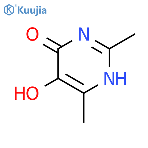4(3H)-Pyrimidinone,5-hydroxy-2,6-dimethyl- structure