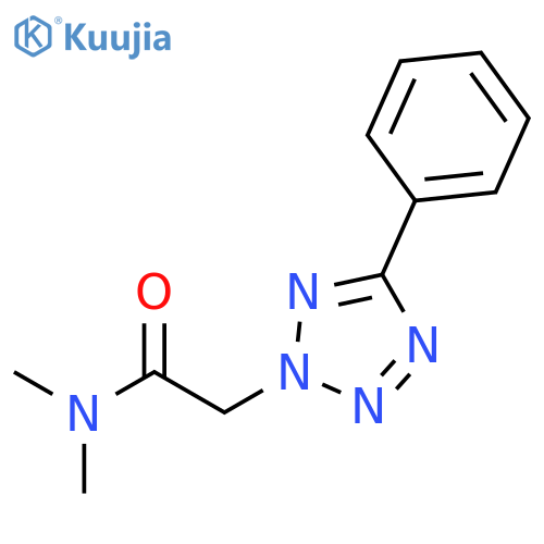 2H-Tetrazole-2-acetamide, N,N-dimethyl-5-phenyl- structure