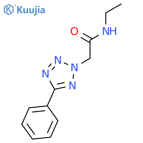 2H-TETRAZOLE-2-ACETAMIDE, N-ETHYL-5-PHENYL- structure