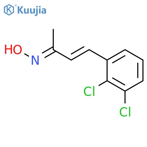 3-Buten-2-one, 4-(2,3-dichlorophenyl)-, oxime structure