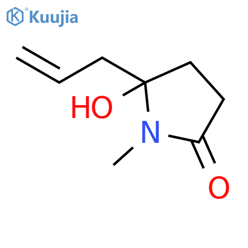 5-hydroxy-1-methyl-5-(2-propen-1-yl)-2-Pyrrolidinone structure