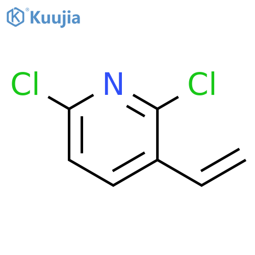 2,6-dichloro-3-ethenylpyridine structure