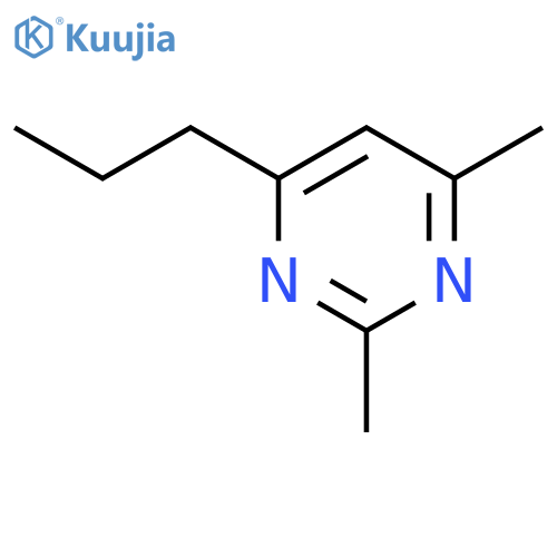 Pyrimidine, 2,4-dimethyl-6-propyl- (9ci) structure