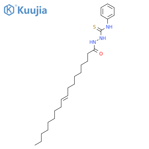 9-Octadecenoic acid, 2-[(phenylamino)thioxomethyl]hydrazide structure