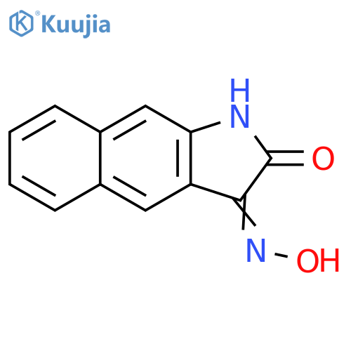 1H-Benz[f]indole-2,3-dione 3-oxime structure