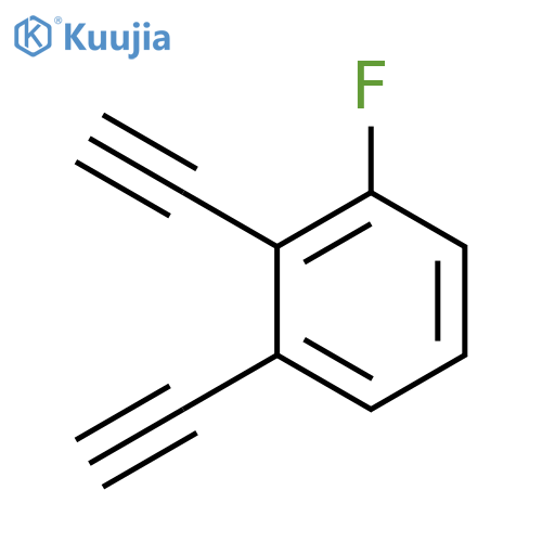 Benzene, 1,2-diethynyl-3-fluoro- structure