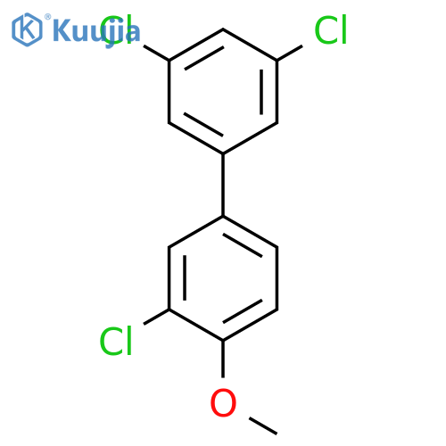 1,1'-BIPHENYL, 3,3',5'-TRICHLORO-4-METHOXY- structure