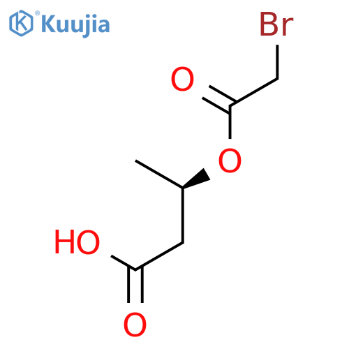 Butanoic acid, 3-[(bromoacetyl)oxy]-, (3R)- structure