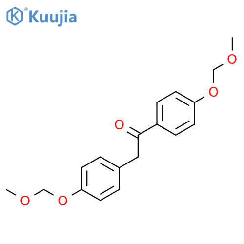 Ethanone, 1,2-bis[4-(methoxymethoxy)phenyl]- structure