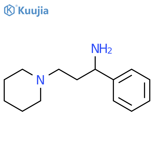1-Phenyl-3-(piperidin-1-yl)propan-1-amine structure