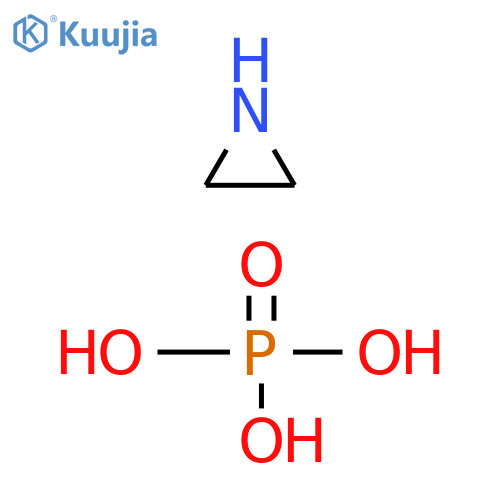 Azinridine homopolymer salt with phosphoric acid structure