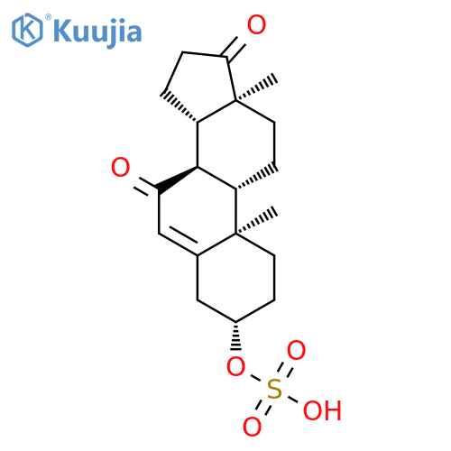 Androst-5-ene-7,17-dione, 3-(sulfooxy)-, (3b)- structure
