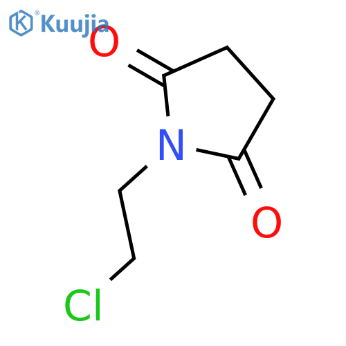 1-(2-Chloroethyl)pyrrolidine-2,5-dione structure