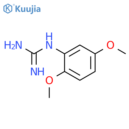 N-(2,5-dimethoxyphenyl)guanidine structure