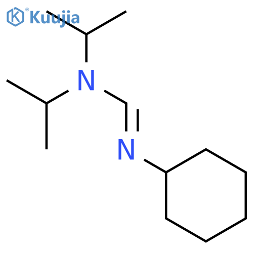 Methanimidamide, N'-cyclohexyl-N,N-bis(1-methylethyl)- structure