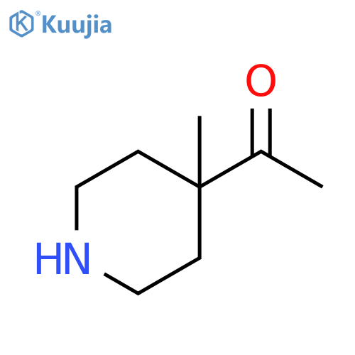 Ethanone, 1-(4-methyl-4-piperidinyl)- structure