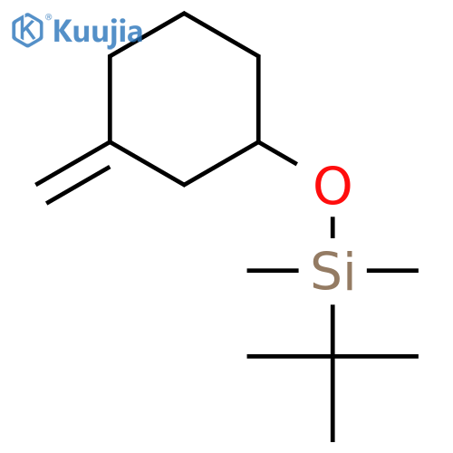 Silane, (1,1-dimethylethyl)dimethyl[(3-methylenecyclohexyl)oxy]- structure