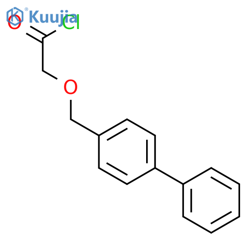 ACETYL CHLORIDE, ([1,1'-BIPHENYL]-4-YLMETHOXY)- structure