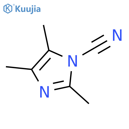 1H-Imidazole-1-carbonitrile,2,4,5-trimethyl-(9CI) structure