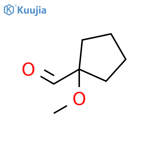1-methoxycyclopentane-1-carbaldehyde structure