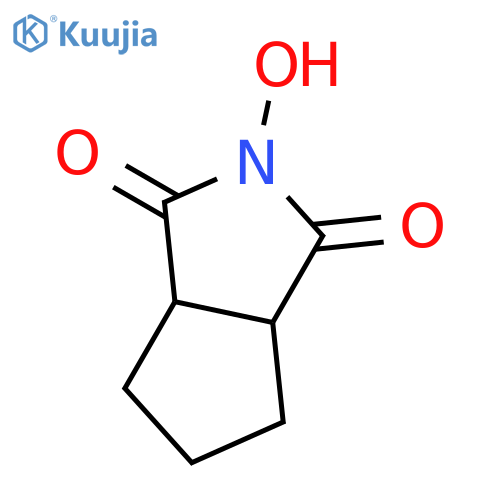 Cyclopenta[c]pyrrole-1,3(2H,3aH)-dione,tetrahydro-2-hydroxy- structure