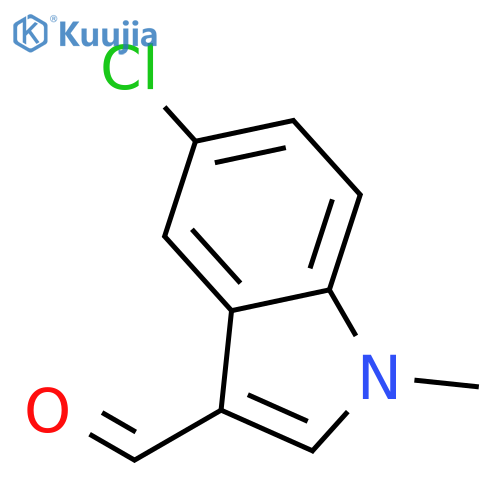 5-chloro-1-methyl-1H-indole-3-carbaldehyde structure