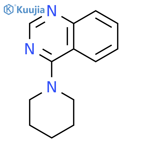 QUINAZOLINE, 4-(1-PIPERIDINYL)- structure