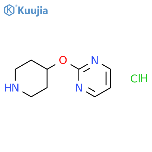 2-(Piperidin-4-yloxy)pyrimidine hydrochloride structure