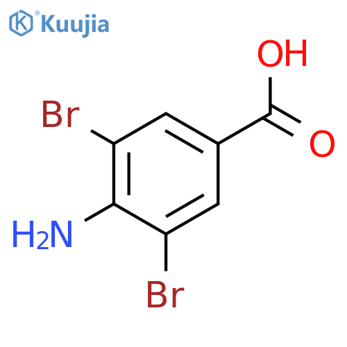 4-Amino-3,5-dibromobenzoic acid structure